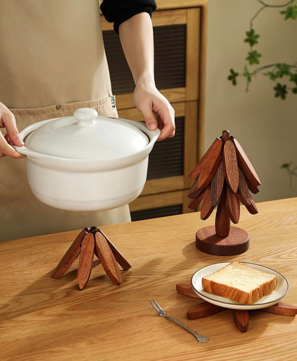 DESSOUS DE PLAT DESIGN EN BOIS