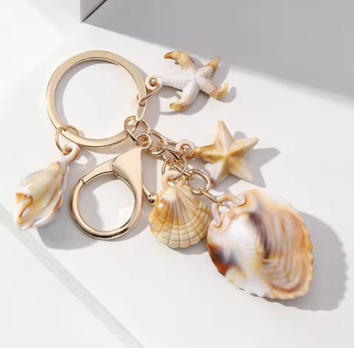 PORTE CLÉS COQUILLAGES