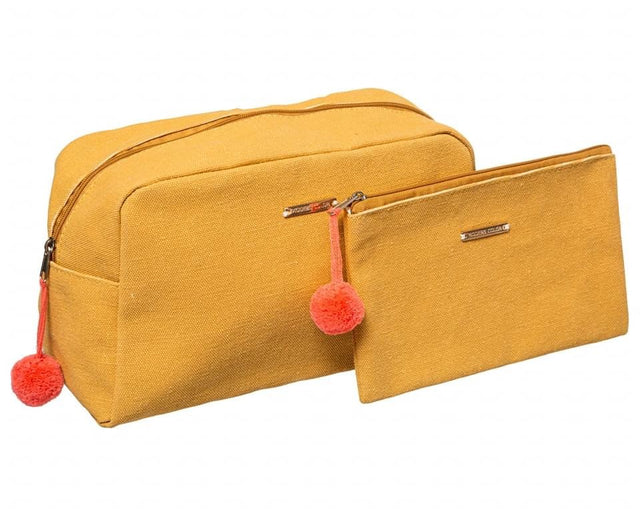 LOT DE TROUSSES OCRES