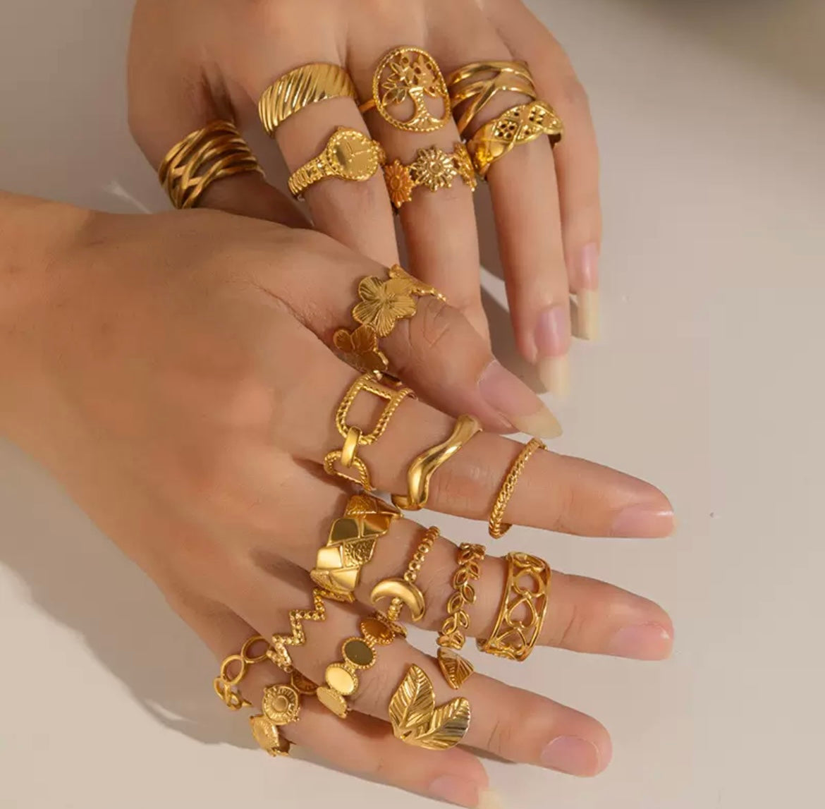 Bague STELLA en acier inoxydable