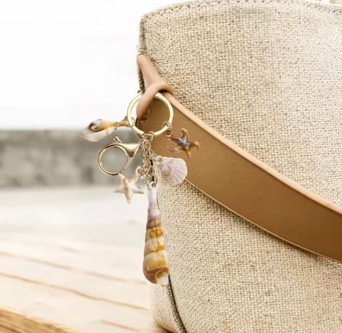 PORTE CLÉS COQUILLAGES