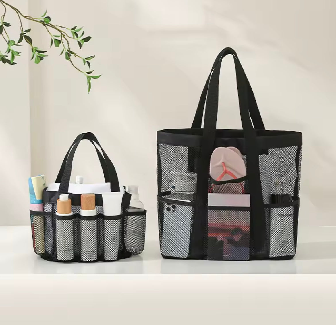 SAC FOURRE-TOUT EN MAILLE