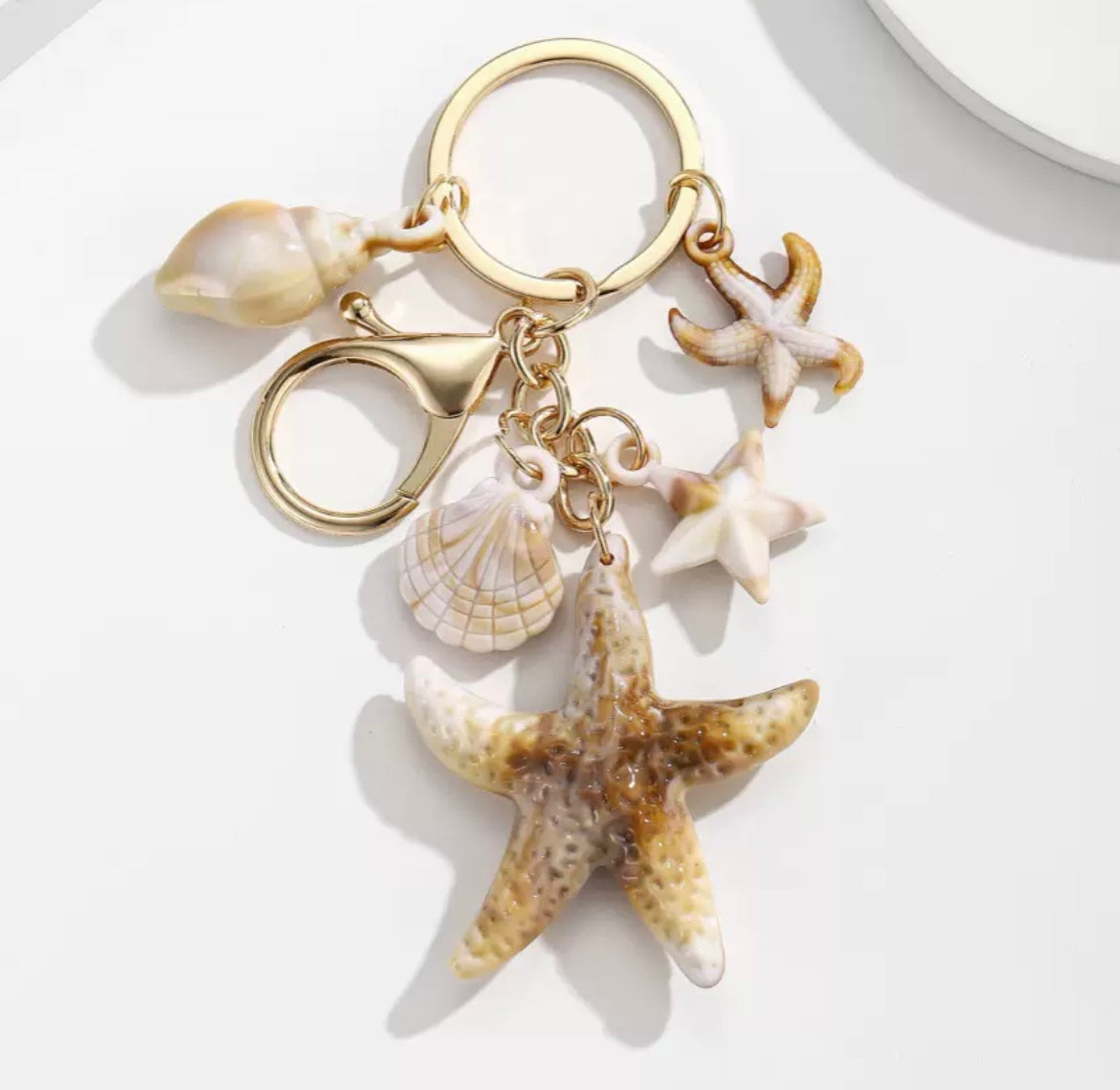 PORTE CLÉS COQUILLAGES