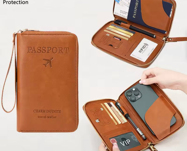 PORTEFEUILLE DE VOYAGE MULTIFONCTIONS