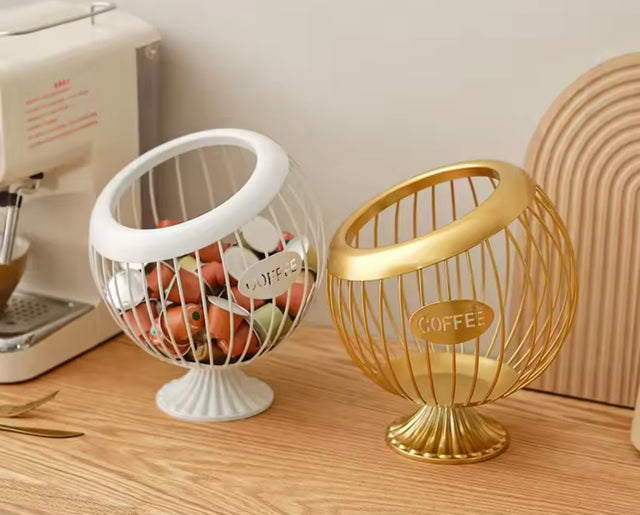 PORTE DOSETTE CAFÉ EN MÉTAL 2