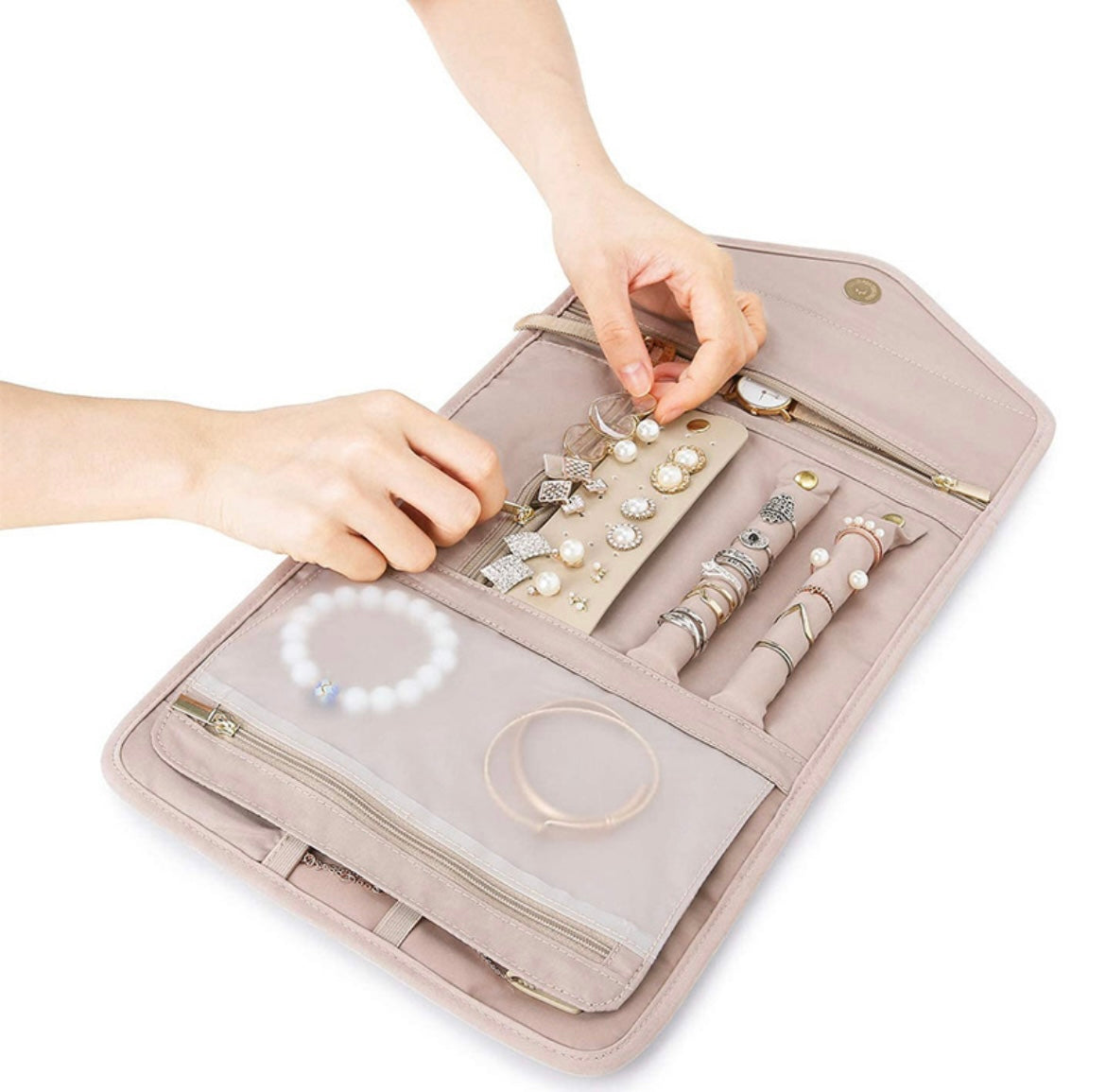 TROUSSE DE RANGEMENT ÉLÉGANT POUR BIJOUX