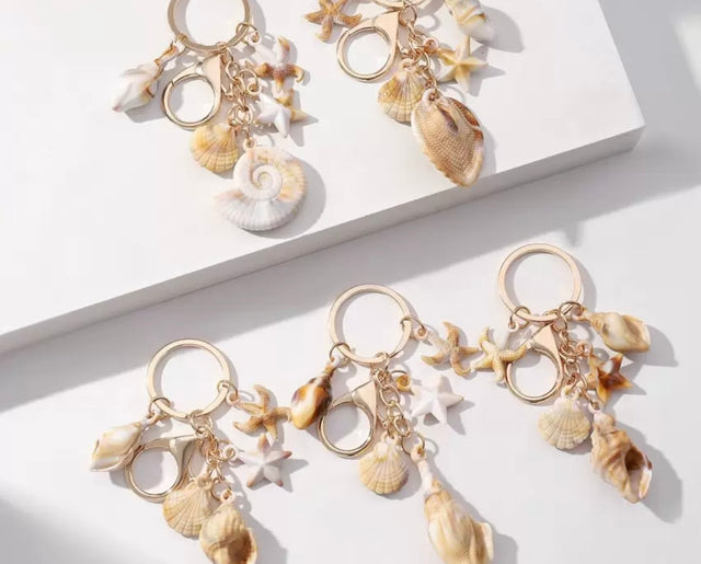 PORTE CLÉS COQUILLAGES