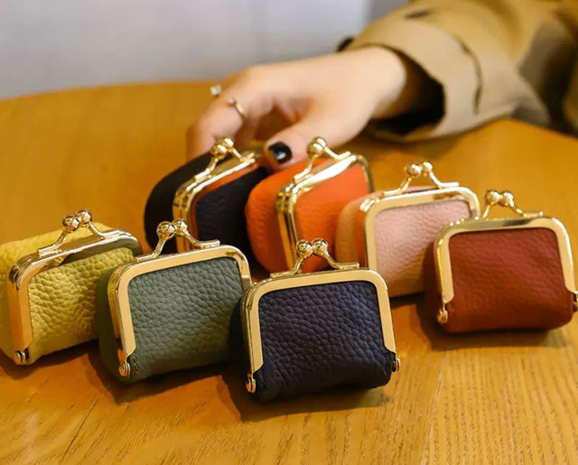 MINI PORTE MONNAIE MULTIFONCTIONS EN CUIR SYNTHÉTIQUE