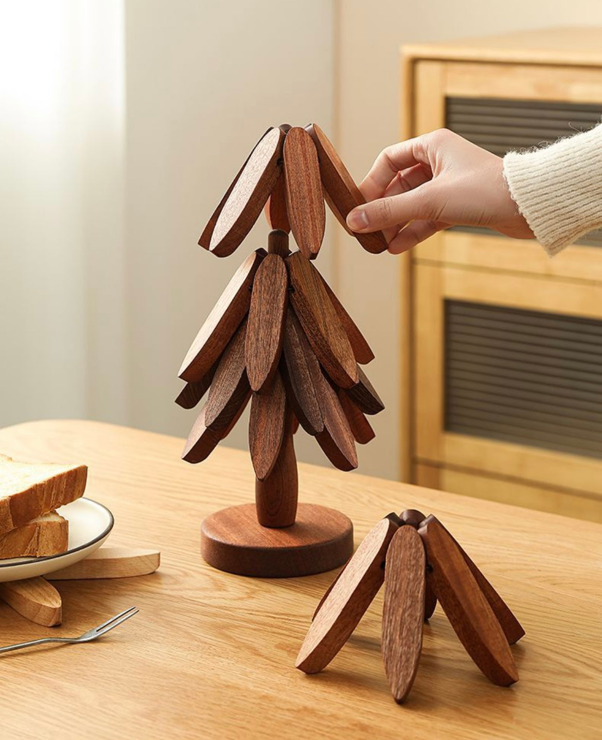 DESSOUS DE PLAT DESIGN EN BOIS