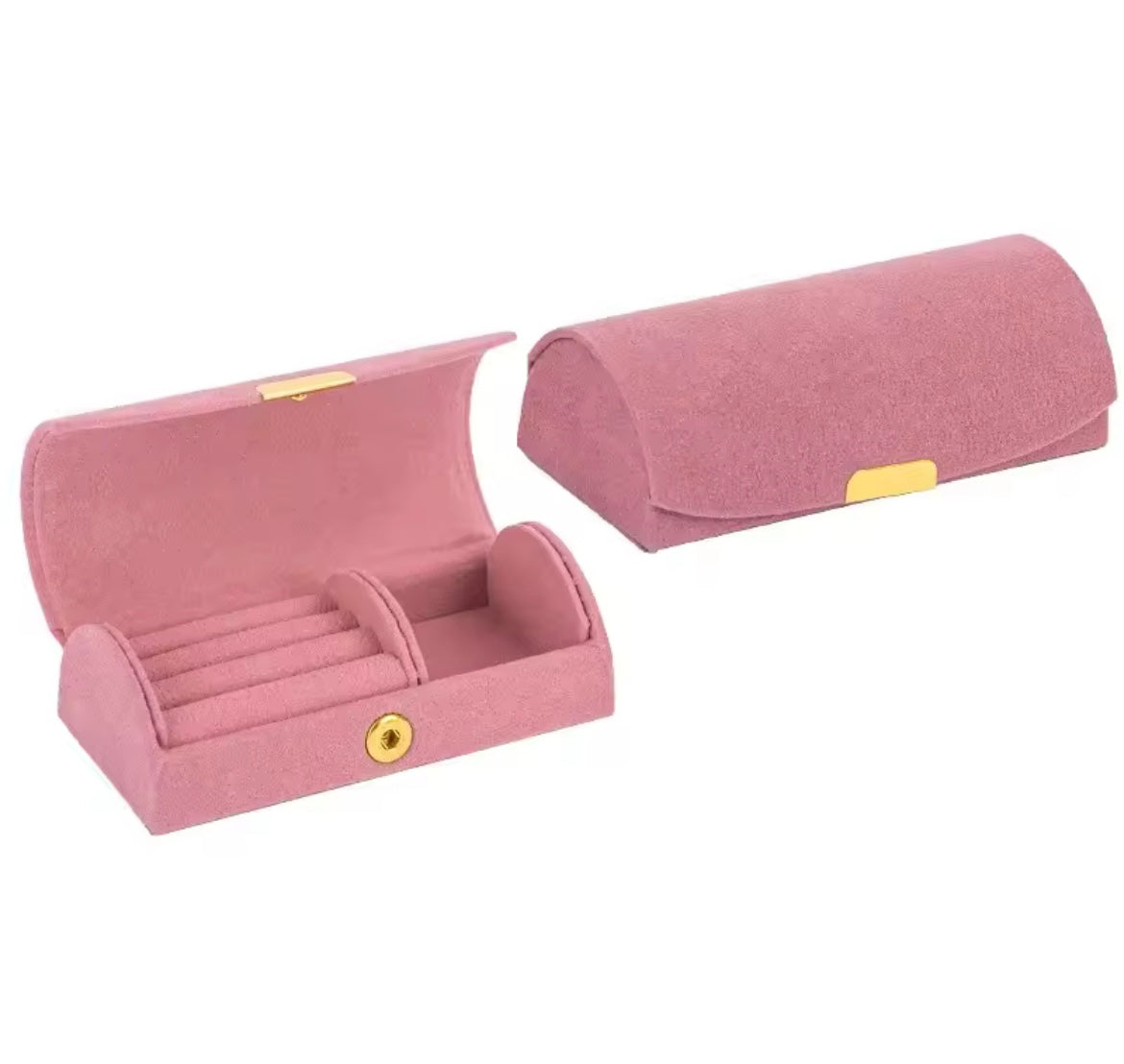 MINI BOITE A BIJOUX EFFET VELOURS
