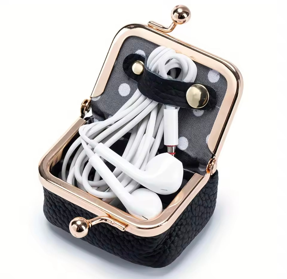 MINI PORTE MONNAIE MULTIFONCTIONS EN CUIR SYNTHÉTIQUE