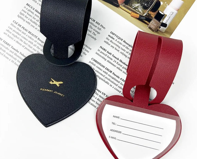 ÉTIQUETTE BAGAGES CŒUR