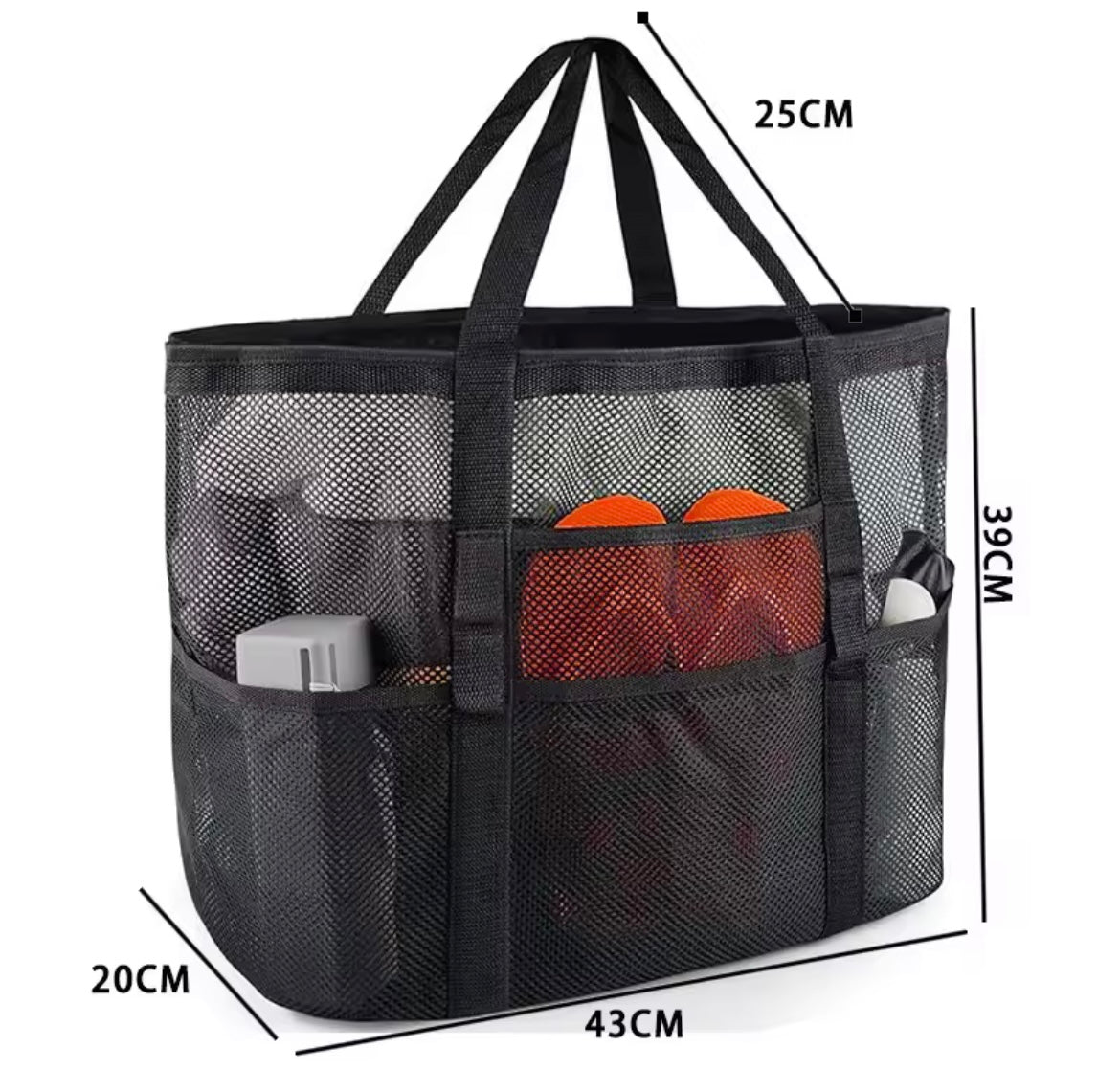 SAC DE PLAGE EN MAILLE