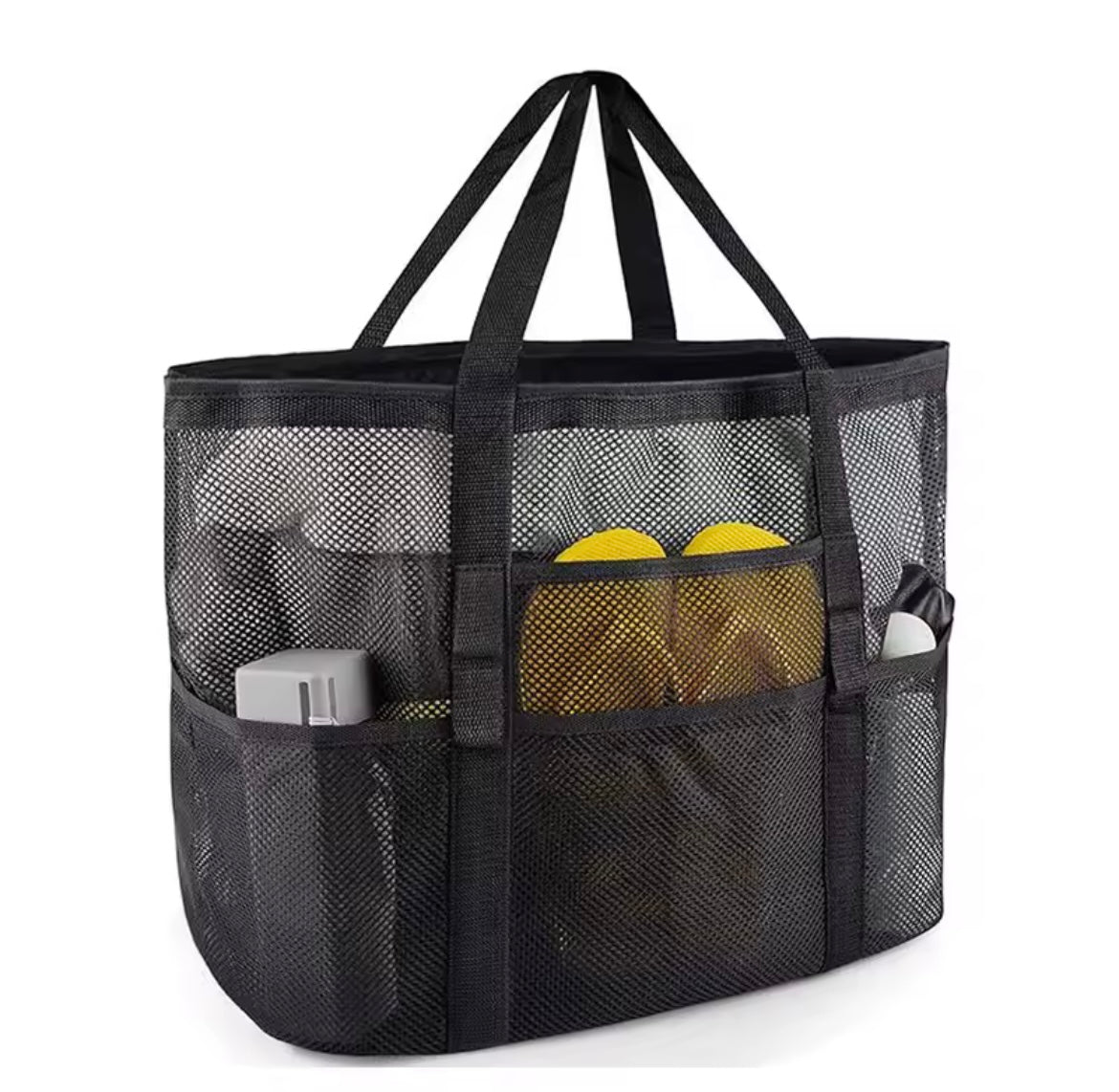 SAC DE PLAGE EN MAILLE