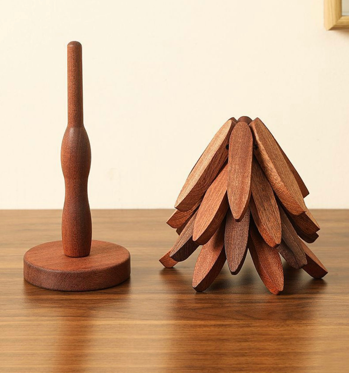 DESSOUS DE PLAT DESIGN EN BOIS