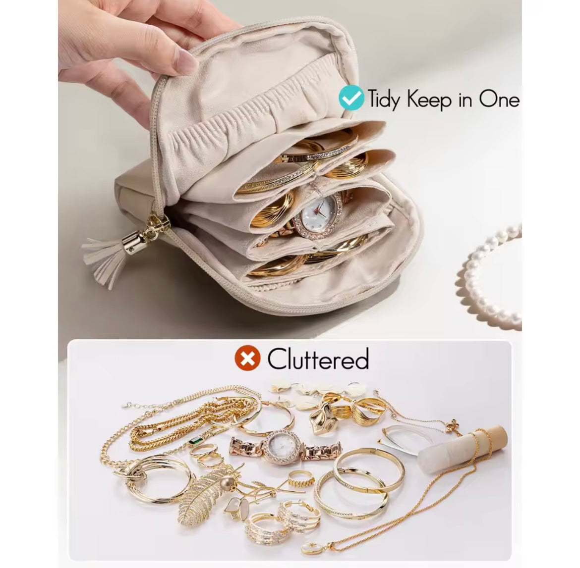 POCHETTE MULTI COMPARTIMENTS