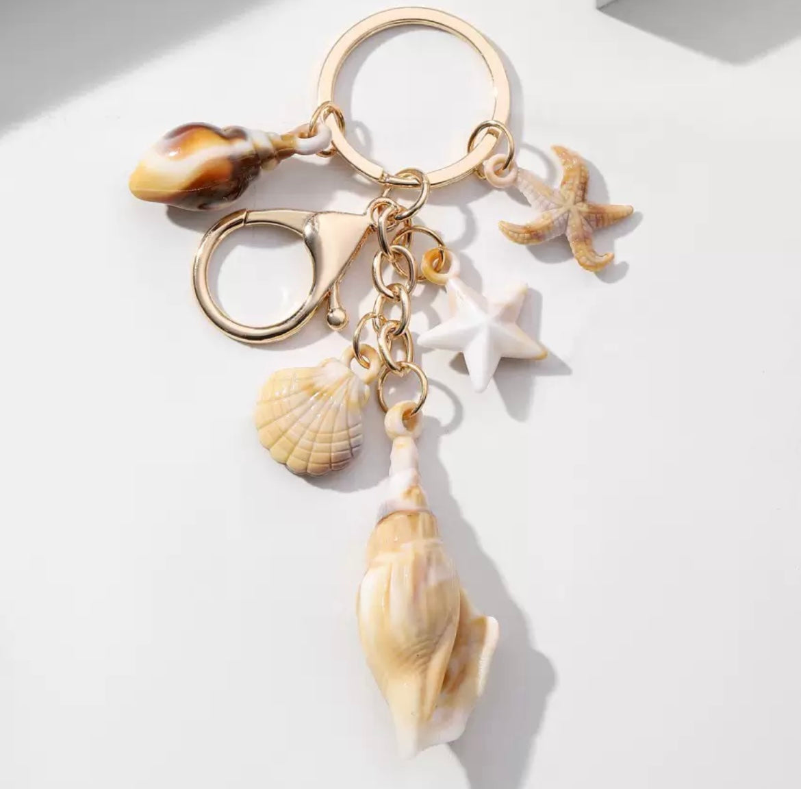 PORTE CLÉS COQUILLAGES