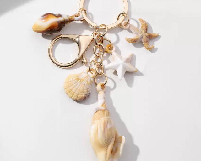 PORTE CLÉS COQUILLAGES