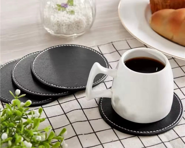 LOT DE 6 SOUS-VERRE ÉLÉGANT