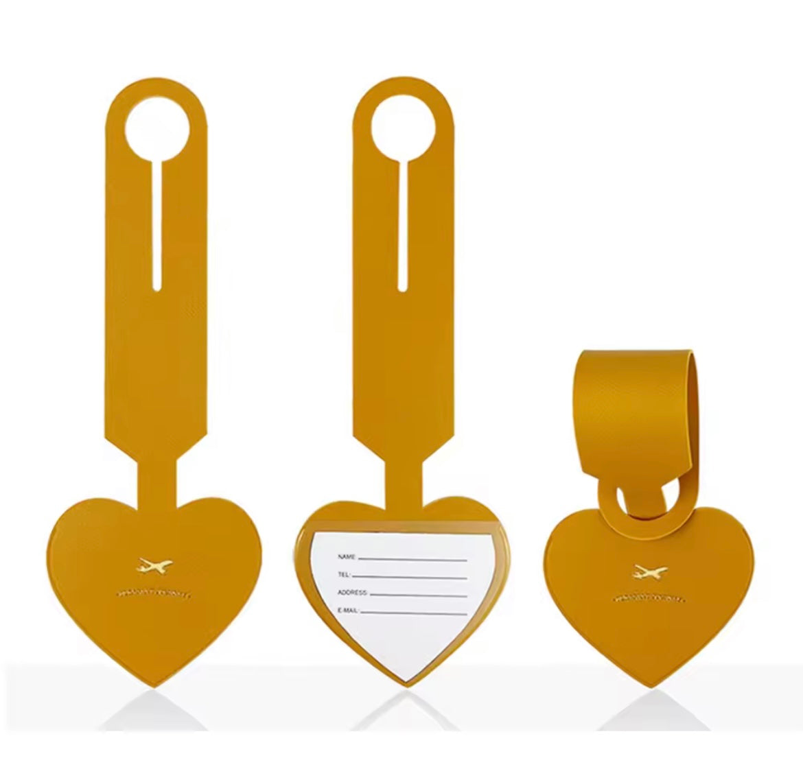 ÉTIQUETTE BAGAGES CŒUR