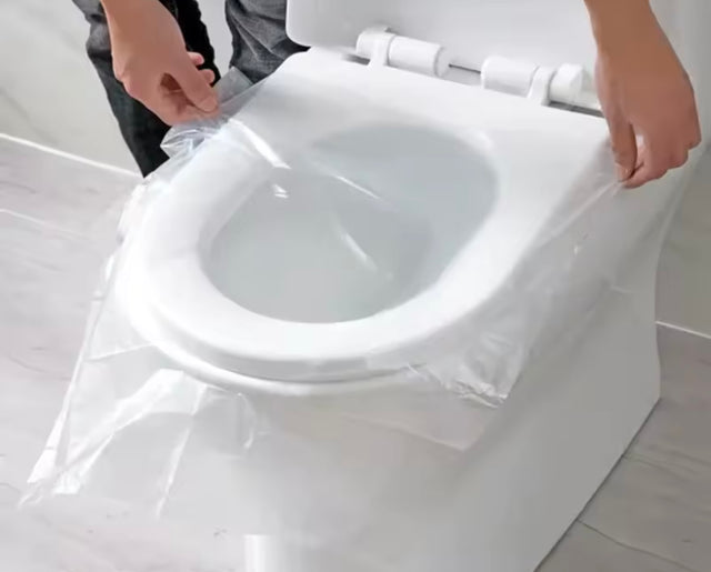 HOUSSE DE SIÈGE DE TOILETTE JETABLE