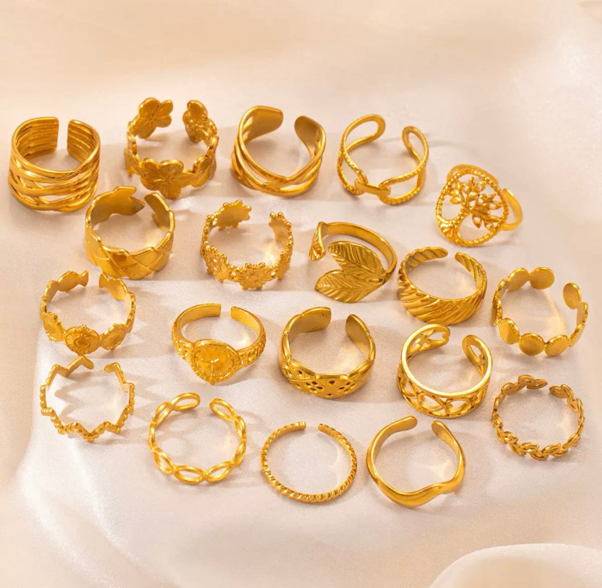 Bague STELLA en acier inoxydable