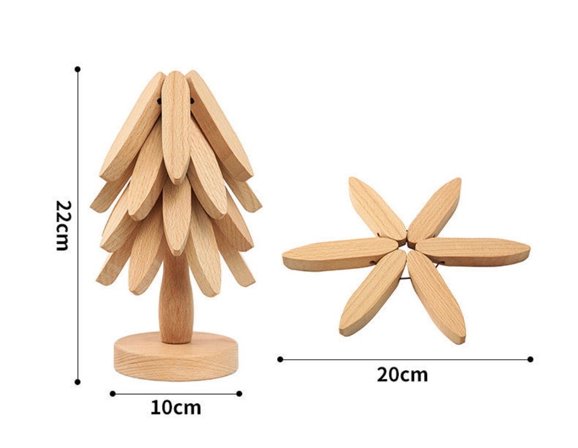 DESSOUS DE PLAT DESIGN EN BOIS