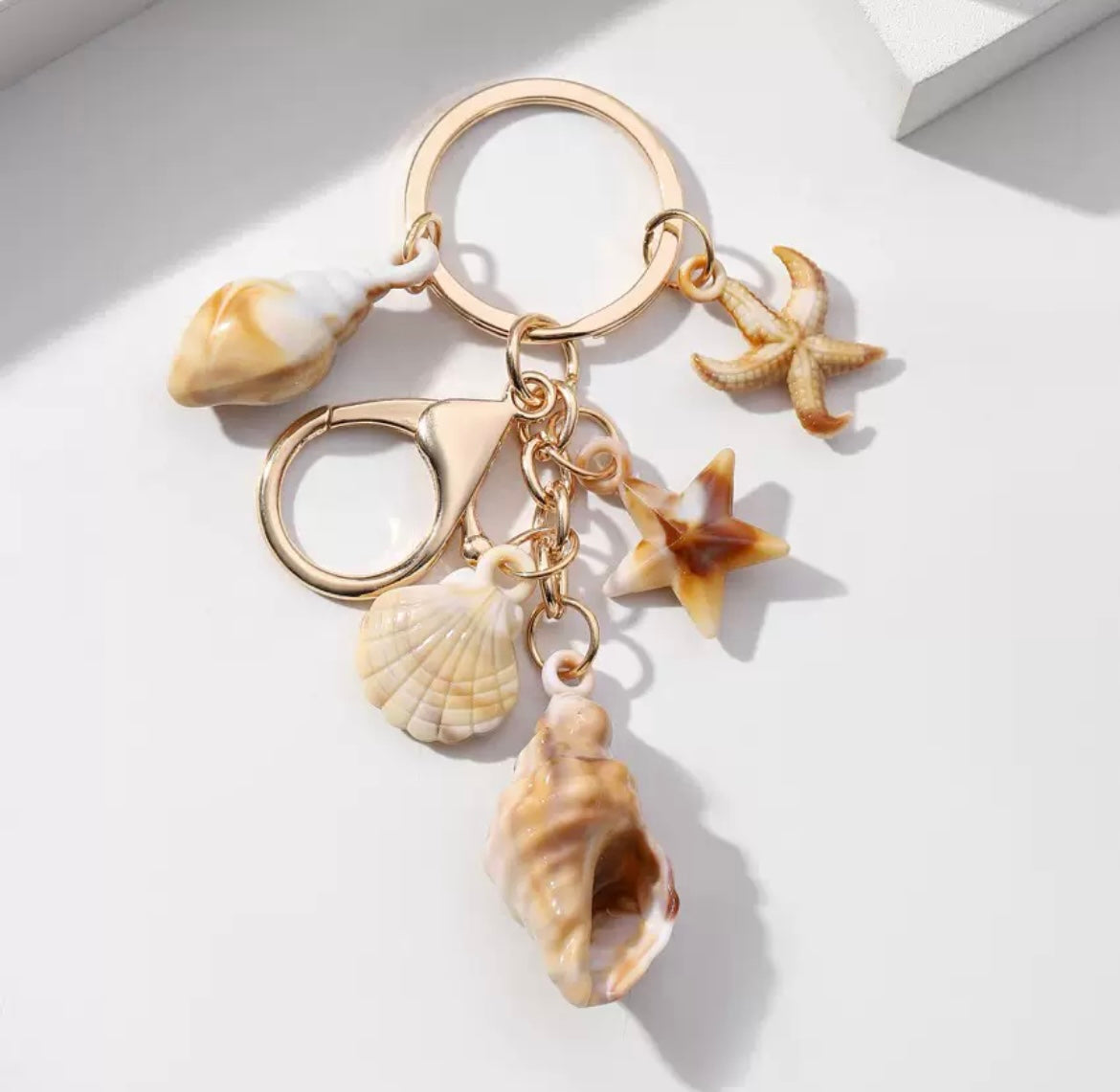 PORTE CLÉS COQUILLAGES