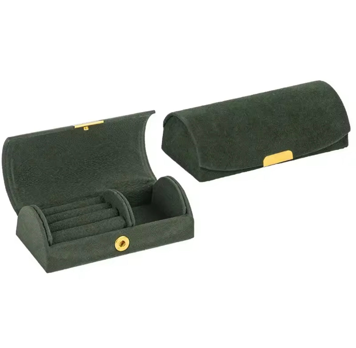 MINI BOITE A BIJOUX EFFET VELOURS