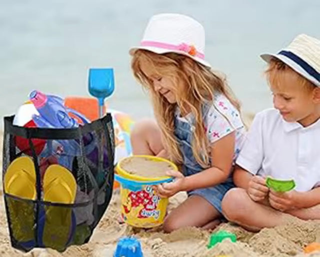 SAC DE PLAGE EN MAILLE