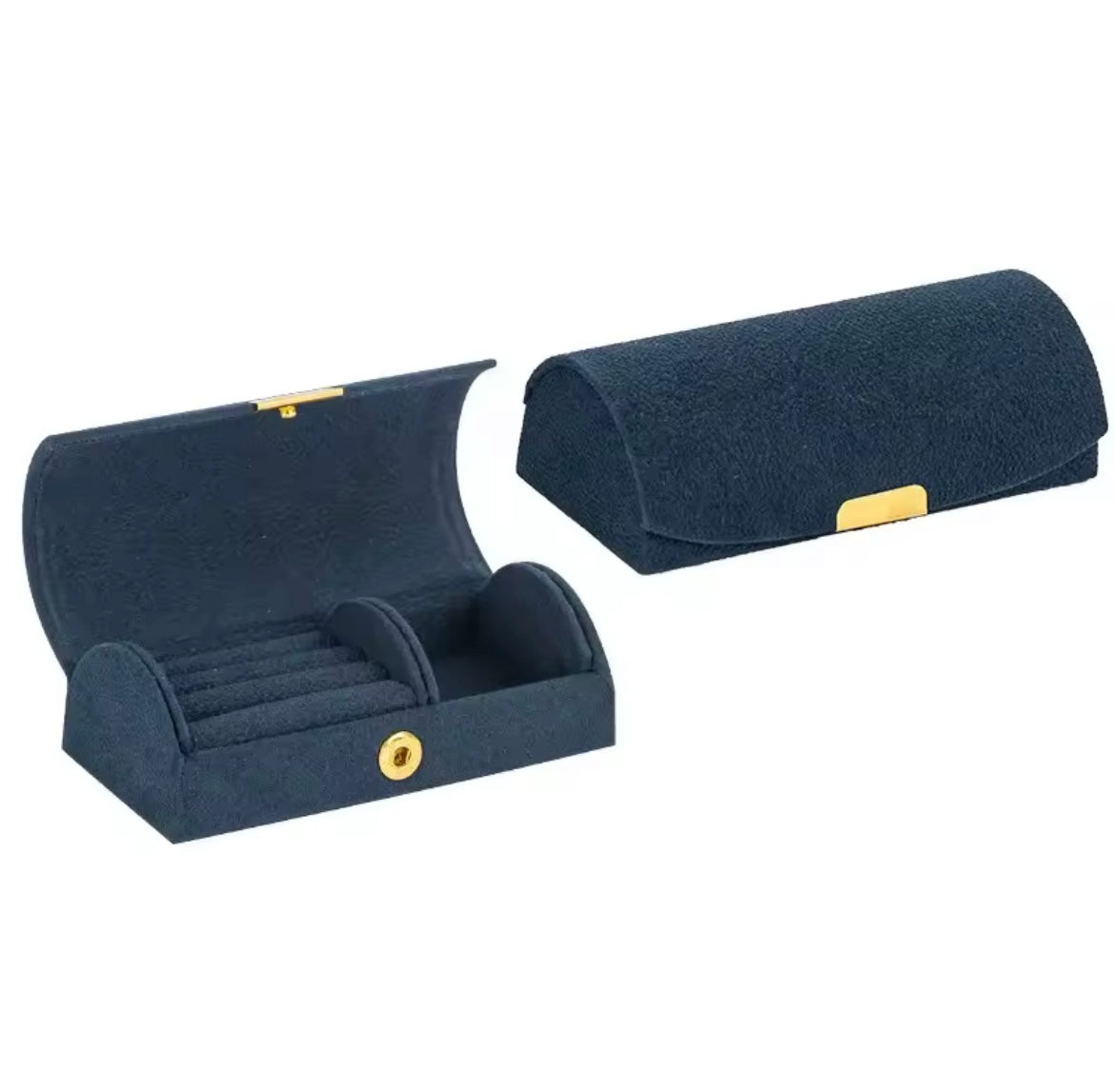 MINI BOITE A BIJOUX EFFET VELOURS