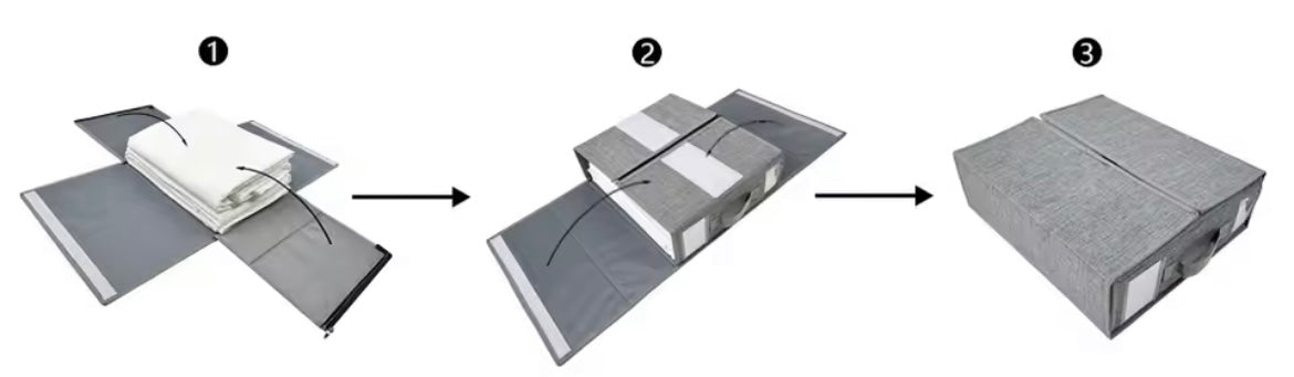 BOITE DE RANGEMENT PLIABLE MULTI-USAGE
