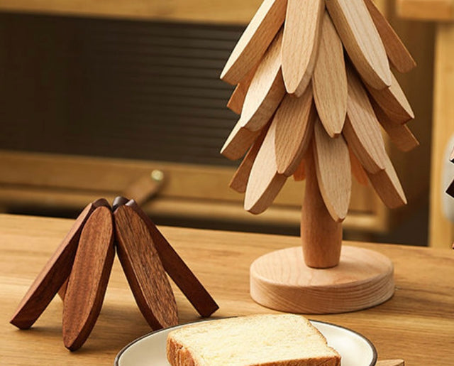 DESSOUS DE PLAT DESIGN EN BOIS