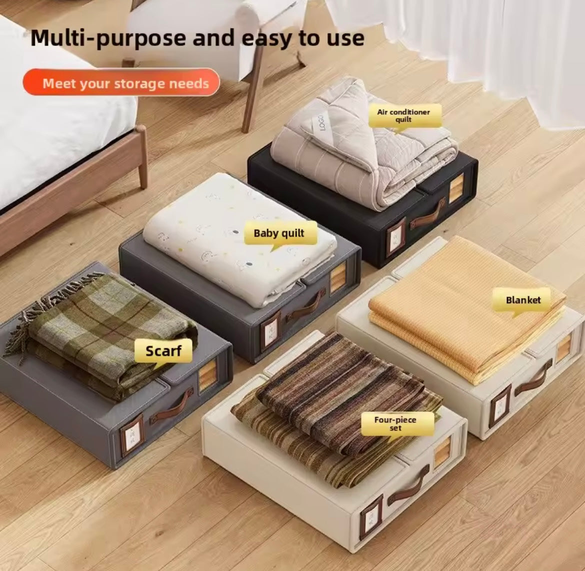 BOITE DE RANGEMENT PLIABLE MULTI-USAGE