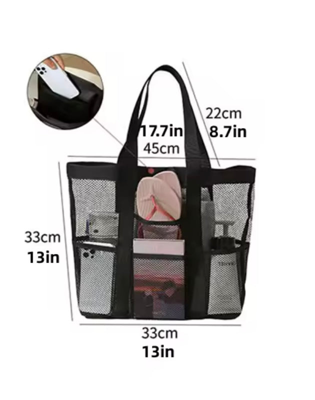 SAC FOURRE-TOUT EN MAILLE