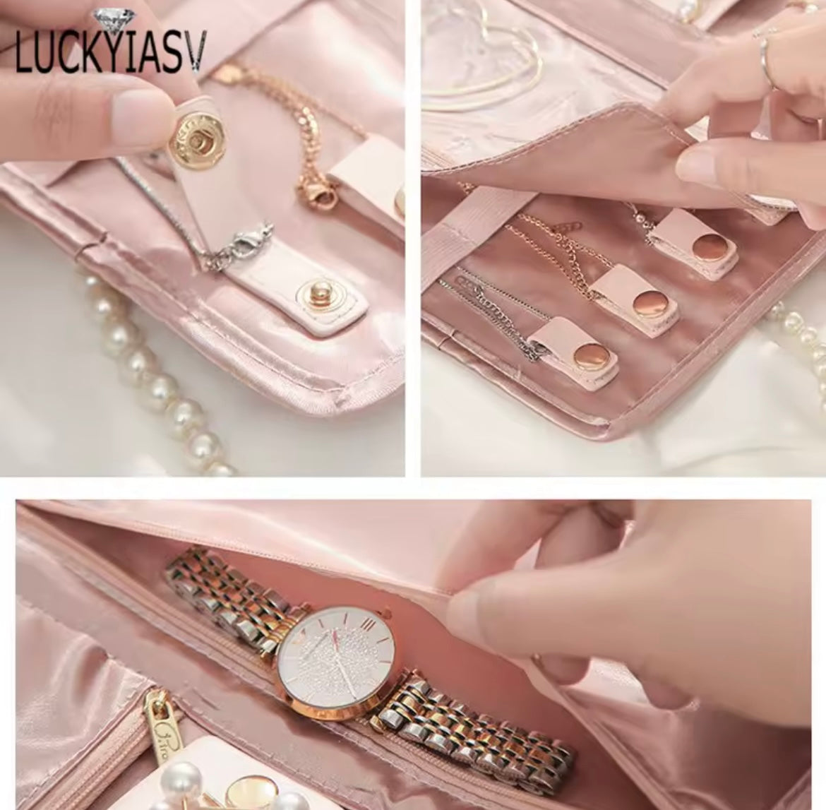 TROUSSE DE RANGEMENT ÉLÉGANT POUR BIJOUX