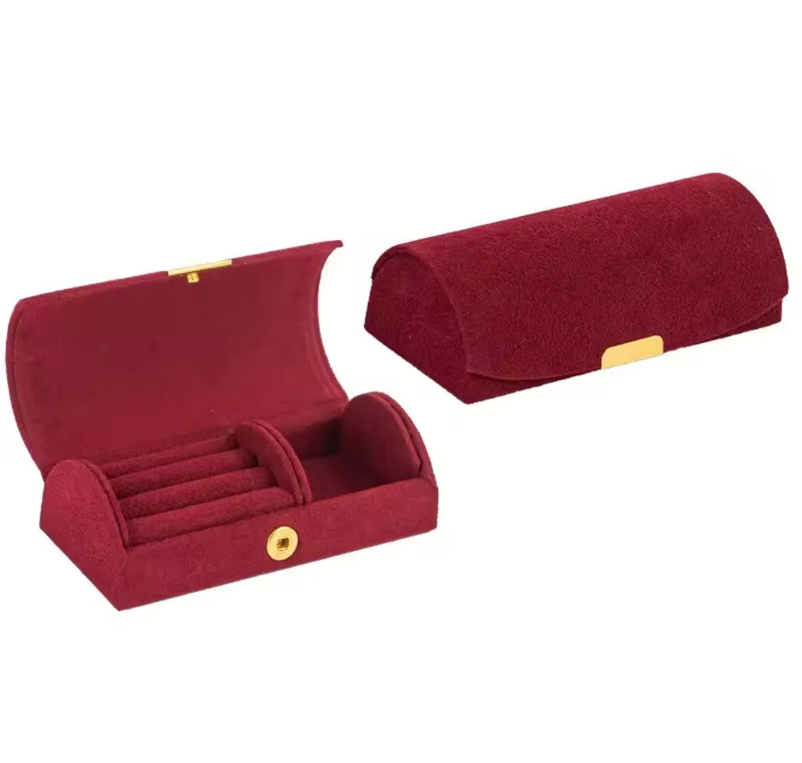 MINI BOITE A BIJOUX EFFET VELOURS