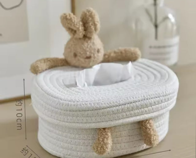 BOÎTE À MOUCHOIRS PELUCHE